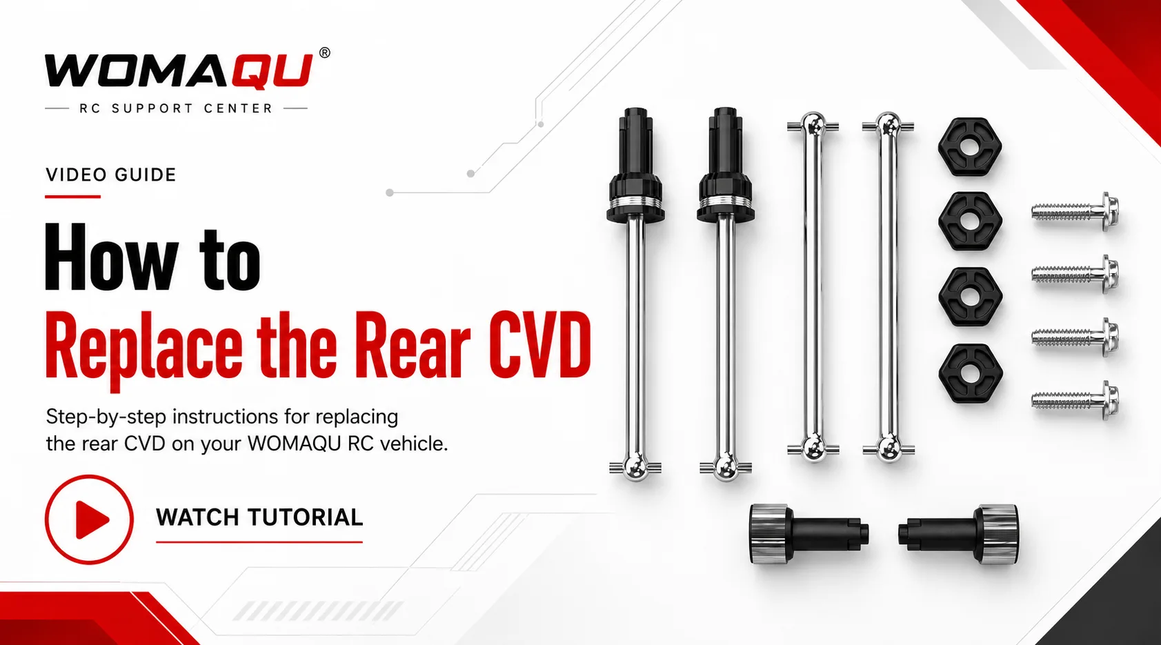 1:14 Scale Rear CVD Installation Guide