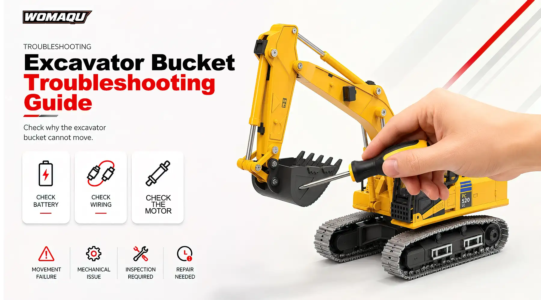 Excavator Bucket Troubleshooting