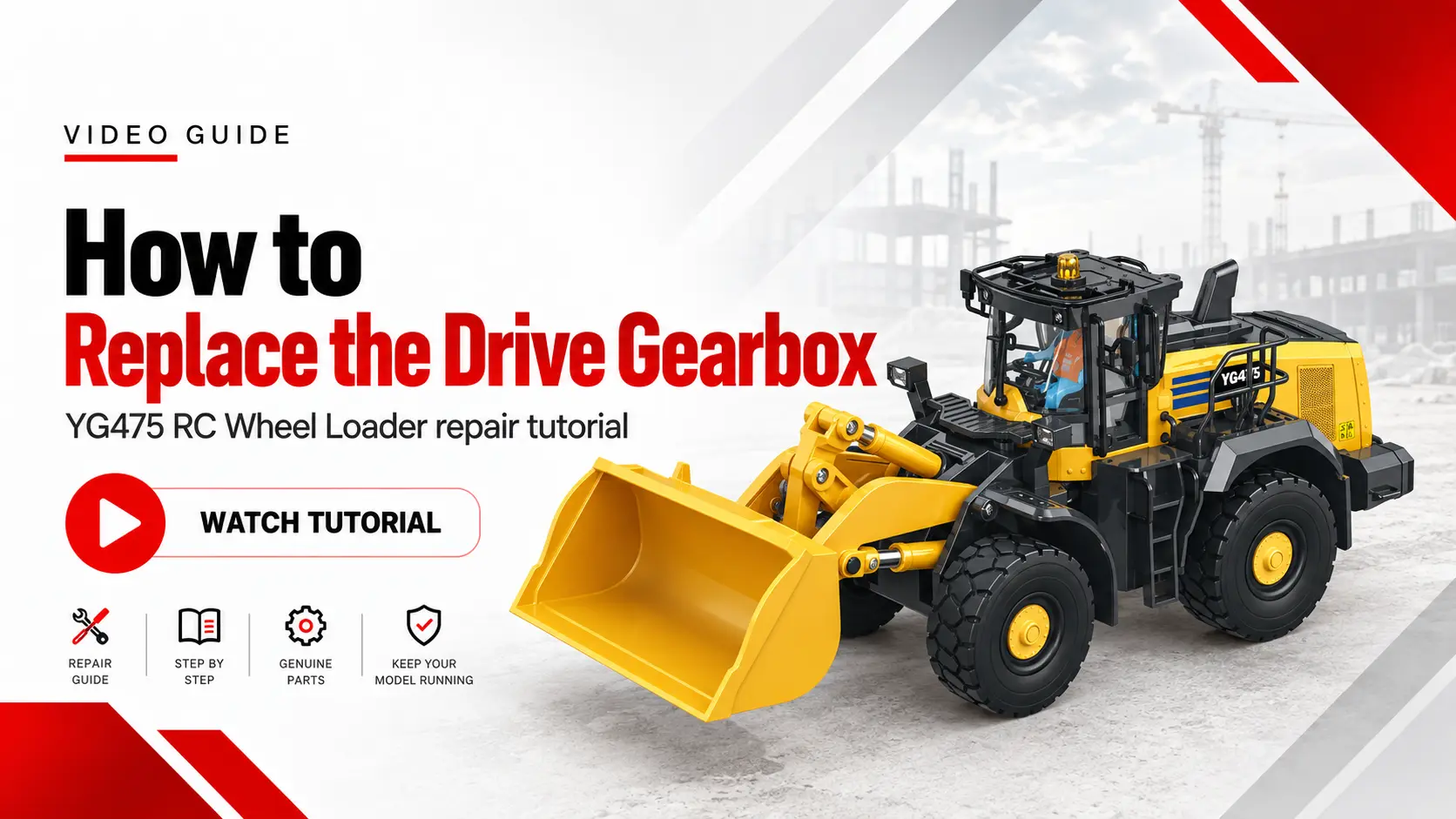 YG475 Drive Gearbox Replacement Guide